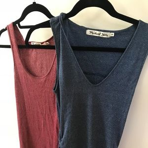 2 Michael Stars Tanks - One Size